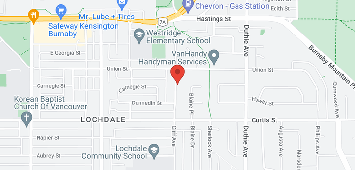 map of 870 CLIFF AVENUE